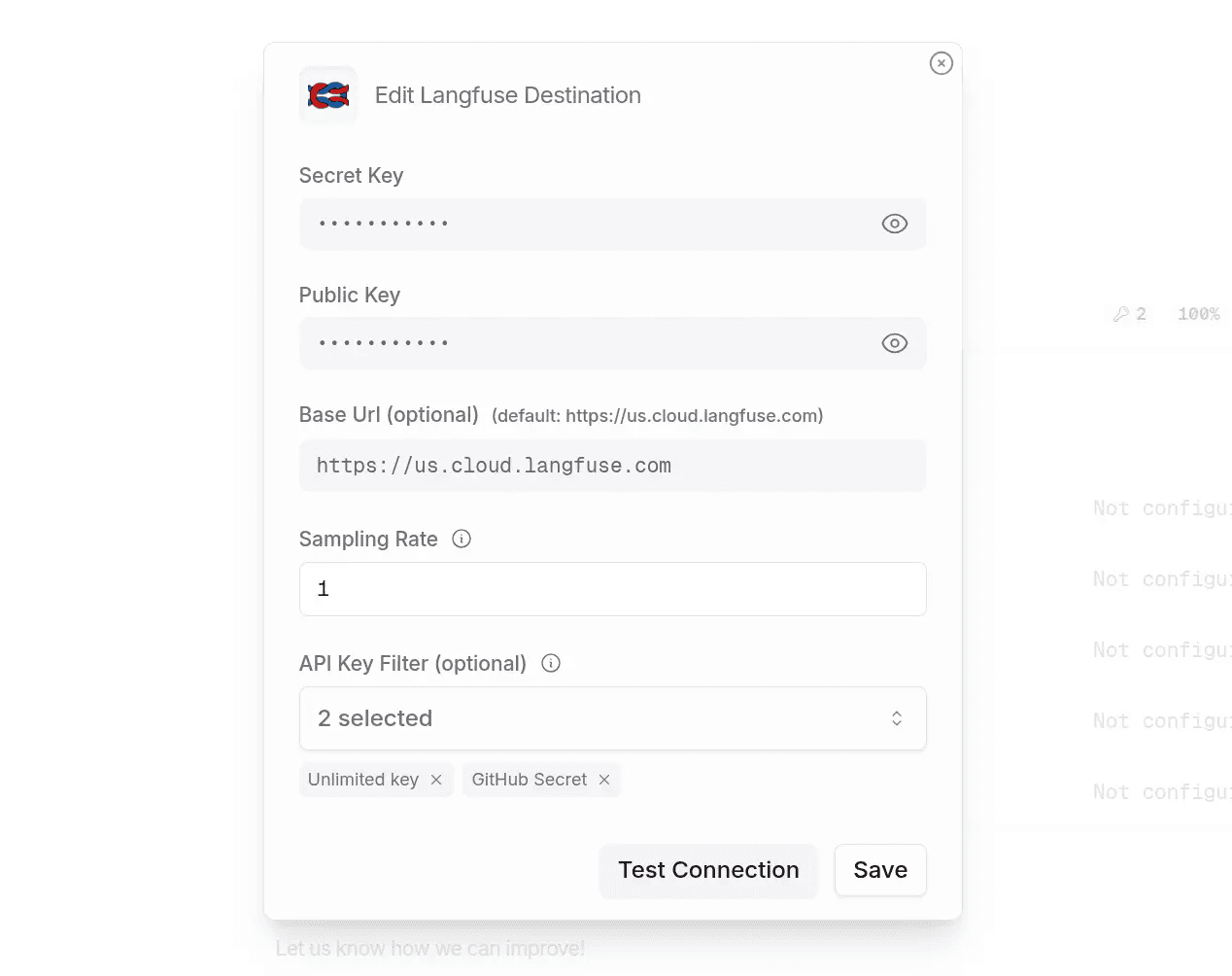 OpenRouter settings showing the Neural Inverse Broadcast
configuration